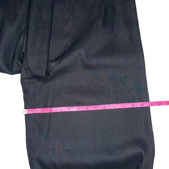 NWT Vince Camuto Black Wide Leg Linen Jumpsuit Size 4 - Picture 14 of 16